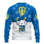 Leeds United Sweater Personalized Hello Kitty Blue Best Selling