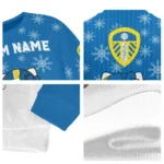 Leeds United Sweater Personalized Hello Kitty Blue Best Selling