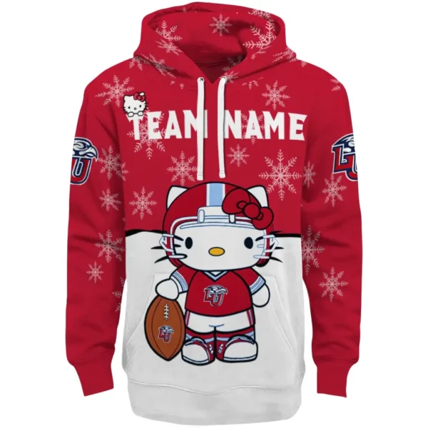 Liberty Flames Hoodie Customized Hello Kitty Red Best Selling
