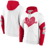 Liverpool Hoodie Personalized Scribble Heart Red White Best Selling
