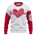 Liverpool Sweater Custom Heart Sketch Red White Best Selling