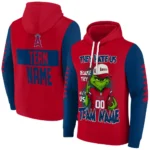 Los Angeles Angels Hoodie Custom Grinch Fierce Blue Best Selling