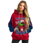 Los Angeles Angels Hoodie Custom Grinch Fierce Blue Best Selling