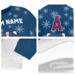 Los Angeles Angels Sweater Custom Hello Kitty Blue Best Selling