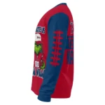 Los Angeles Angels Sweater Personalized Grinch Fierce Blue Best Selling