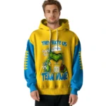 Los Angeles Chargers Hoodie Custom Grinch Fierce Blue Best Selling
