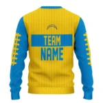 Los Angeles Chargers Sweater Personalized Grinch Fierce Blue Best Selling