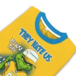 Los Angeles Chargers Sweater Personalized Grinch Fierce Blue Best Selling