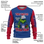 Los Angeles Clippers Sweater Personalized Grinch Fierce Red Best Selling