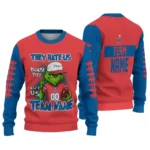 Los Angeles Dodgers Sweater Custom Grinch Fierce Blue Best Selling