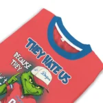 Los Angeles Dodgers Sweater Custom Grinch Fierce Blue Best Selling