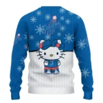 Los Angeles Dodgers Sweater Customized Hello Kitty Blue Best Selling