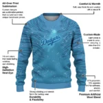 Los Angeles Dodgers Sweater Personalized Tiger Pattern Best Selling