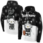 Los Angeles Kings Hoodie Personalized Hello Kitty Black Best Selling