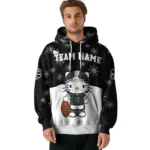 Los Angeles Kings Hoodie Personalized Hello Kitty Black Best Selling