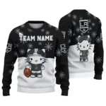 Los Angeles Kings Sweater Customized Hello Kitty Black Best Selling