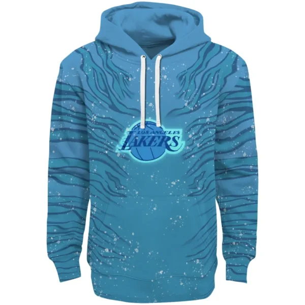 Los Angeles Lakers Hoodie Custom Tiger Pattern Best Selling