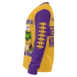 Los Angeles Lakers Sweater Custom Grinch Fierce Purple Best Selling