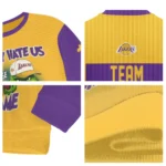 Los Angeles Lakers Sweater Custom Grinch Fierce Purple Best Selling