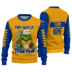 Los Angeles Rams Sweater Custom Grinch Fierce Blue Best Selling
