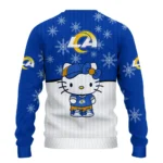 Los Angeles Rams Sweater Customized Hello Kitty Blue Best Selling