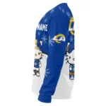 Los Angeles Rams Sweater Customized Hello Kitty Blue Best Selling