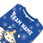 Los Angeles Rams Sweater Customized Hello Kitty Blue Best Selling