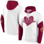 Louisiana Monroe Warhawks Hoodie Custom Scribble Heart Red White Best Selling