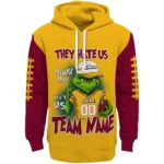 Louisiana Monroe Warhawks Hoodie Customized Grinch Fierce Red Best Selling