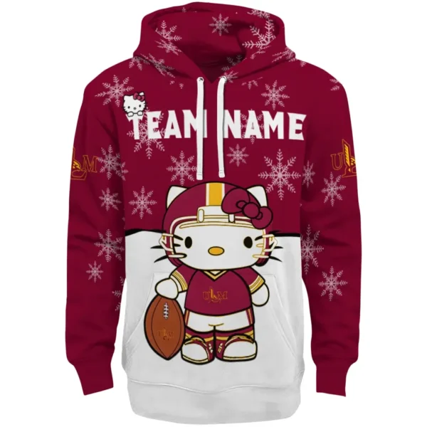 Louisiana Monroe Warhawks Hoodie Personalized Hello Kitty Red Best Selling