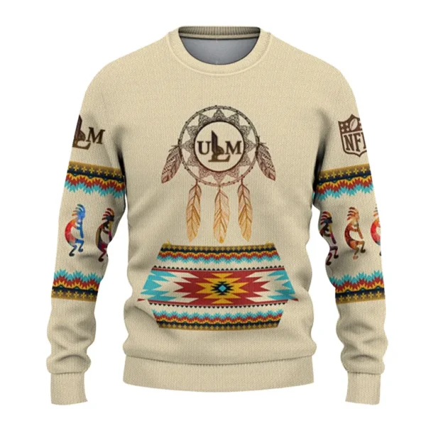 Louisiana Monroe Warhawks Sweater Custom Dreamcatcher Feathers Best Selling