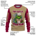 Louisiana Ragin Cajuns Sweater Custom Grinch Fierce Red Best Selling