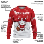 Louisiana Ragin Cajuns Sweater Customized Hello Kitty Red Best Selling