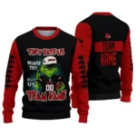 Louisville Cardinals Sweater Customized Grinch Fierce Red Best Selling