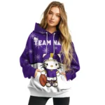 Lsu Tigers Hoodie Customized Hello Kitty Purple Best Selling