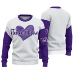 Lsu Tigers Sweater Custom Heart Sketch Purple White Best Selling