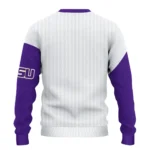 Lsu Tigers Sweater Custom Heart Sketch Purple White Best Selling