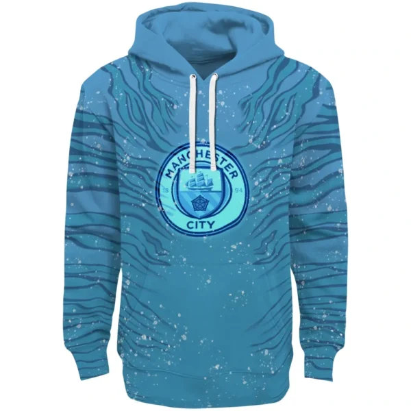 Manchester City Hoodie Custom Tiger Pattern Best Selling