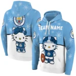 Manchester City Hoodie Personalized Hello Kitty Sky Blue Best Selling