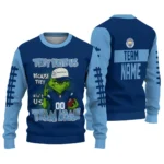 Manchester City Sweater Custom Grinch Fierce Sky Blue Best Selling