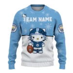 Manchester City Sweater Customized Hello Kitty Sky Blue Best Selling