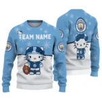 Manchester City Sweater Customized Hello Kitty Sky Blue Best Selling