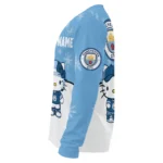 Manchester City Sweater Customized Hello Kitty Sky Blue Best Selling