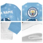Manchester City Sweater Customized Hello Kitty Sky Blue Best Selling