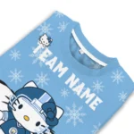 Manchester City Sweater Customized Hello Kitty Sky Blue Best Selling