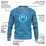 Manchester City Sweater Personalized Tiger Pattern Best Selling