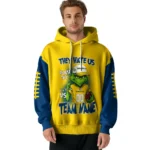 Marquette Golden Eagles Hoodie Custom Grinch Fierce Blue Best Selling