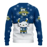 Marquette Golden Eagles Sweater Custom Hello Kitty Blue Best Selling