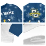Marquette Golden Eagles Sweater Custom Hello Kitty Blue Best Selling