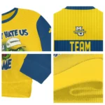 Marquette Golden Eagles Sweater Personalized Grinch Fierce Blue Best Selling